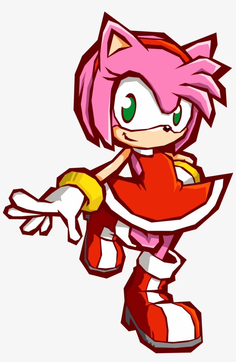No Caption Provided - Amy Rose Sonic Battle, transparent png #2289353
