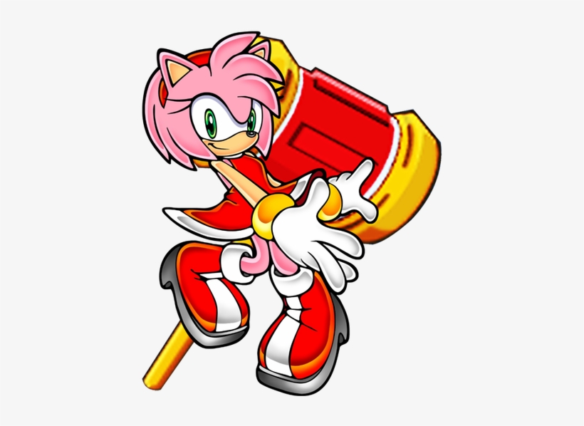 Amy Rose Png Full Hd Transparent Background Free Download - PNG Images