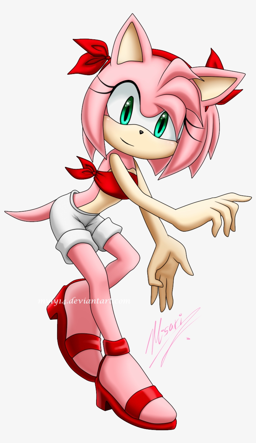 Equestria » Canterlot Avenue - Amy Rose Con Pelo Largo, transparent png #2289457