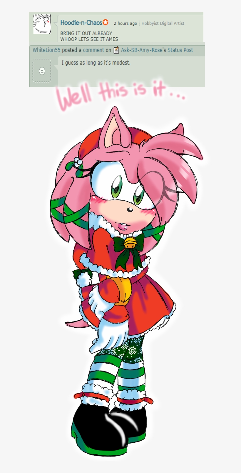 All Normal Asks Are On Hold Until After The Holdiays, - Amy Rose, transparent png #2289592