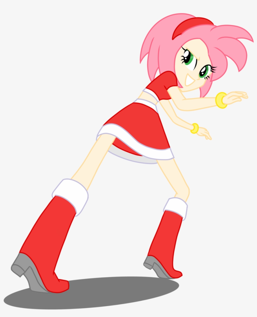 Sonic X Amy - Amy Rose Rainbow Dash, transparent png #2289718