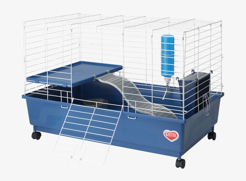Deluxe 30 X 18, 2-level Guinea Pig Cage - Kaytee Deluxe Guinea Pig Cage, Blue, transparent png #2289743