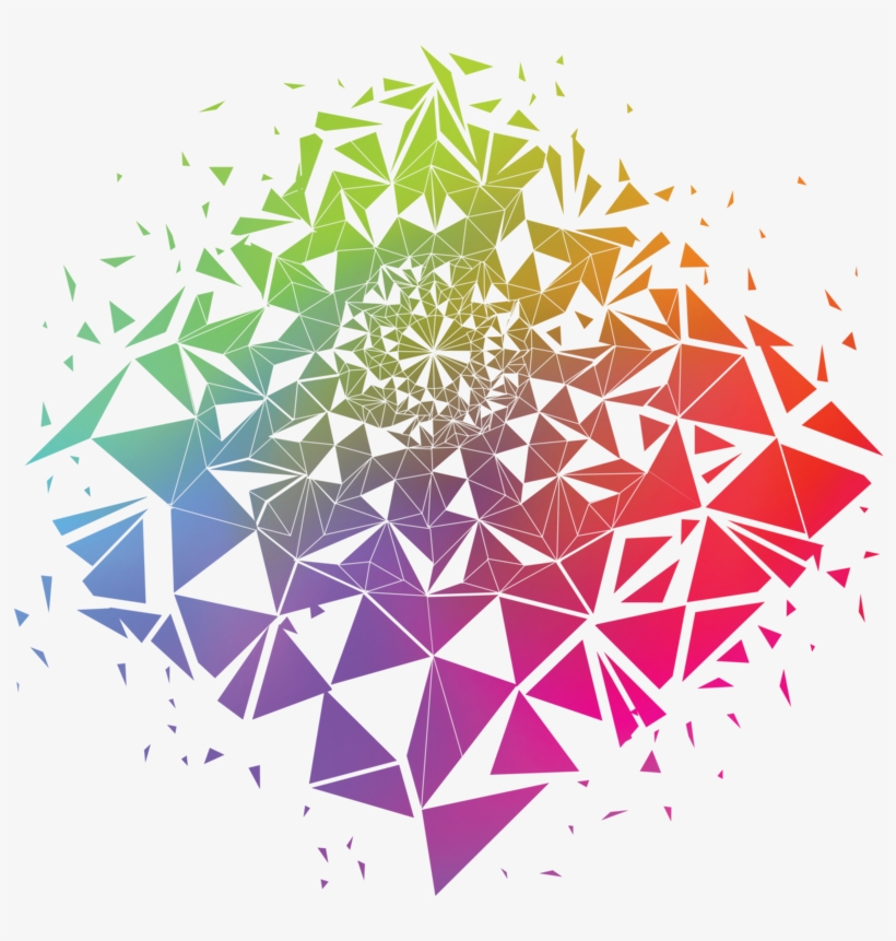 Geometric By Winterwolfmedia On Clip Art Black And - Geometric Shattering Png, transparent png #2290054