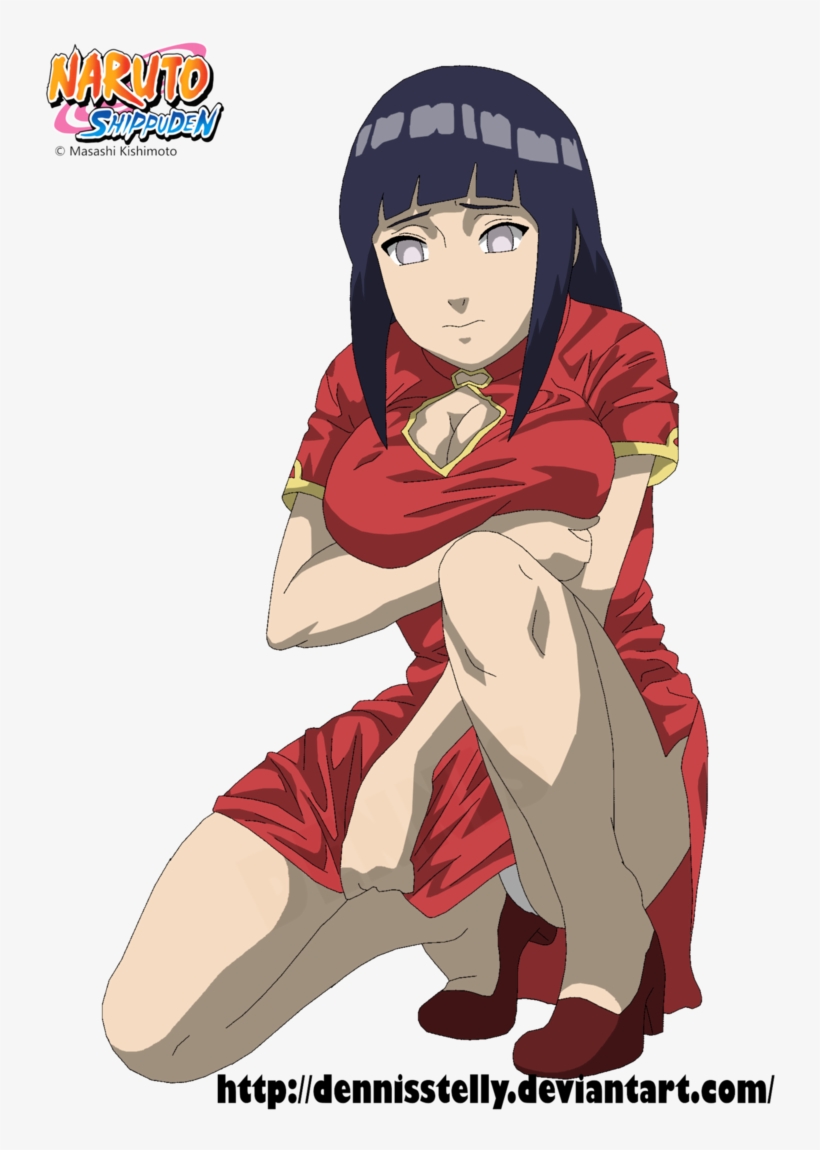 Hinata in red dress