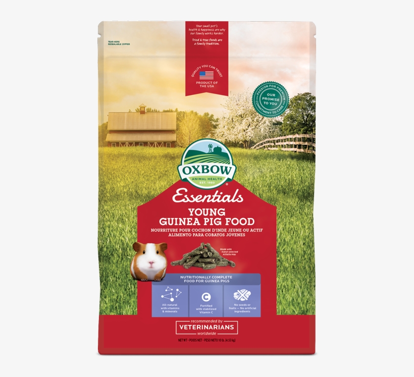 10 Lb - Oxbow Young Guinea Pig Food, transparent png #2290296