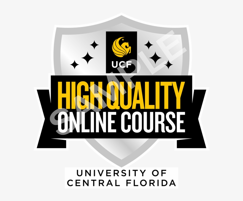 Quality Course Badge - University Of Central Florida, transparent png #2290606