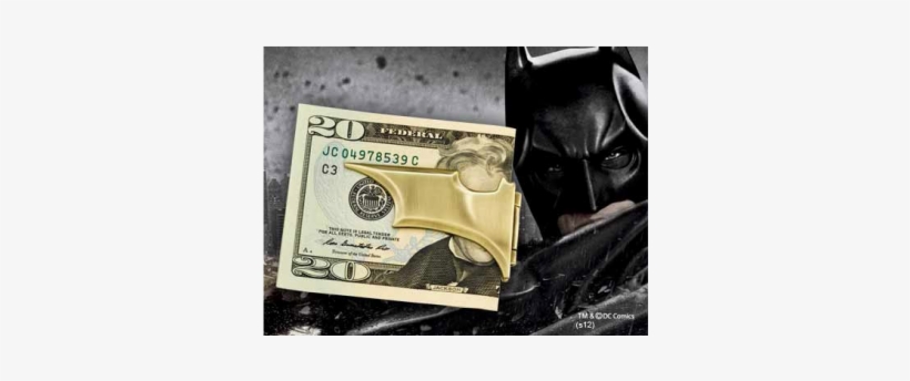 Png Stock Batman The Dark Knight Rises Folding Money - Noble Collection Batarang Folding Money Clip From Batman, transparent png #2290632