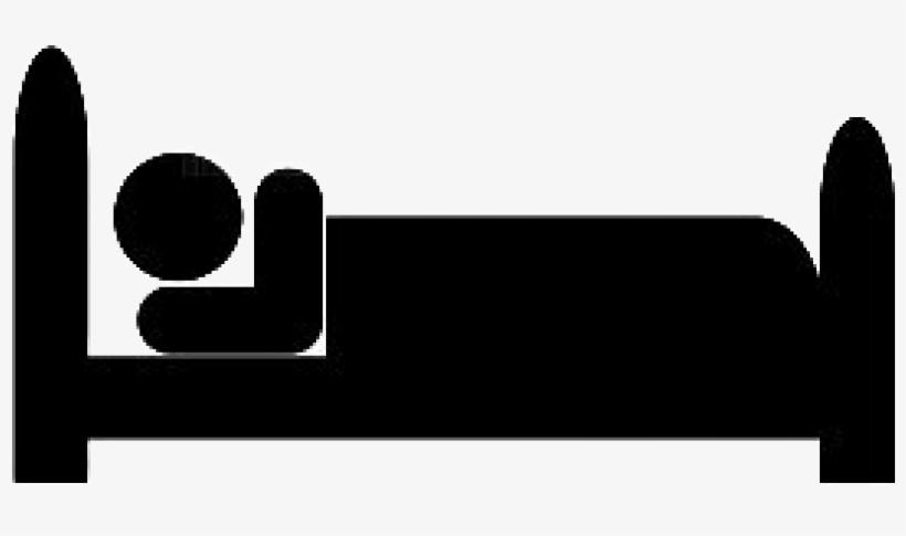 Bedroom Download Icon - Bed Silhouette, transparent png #2290633