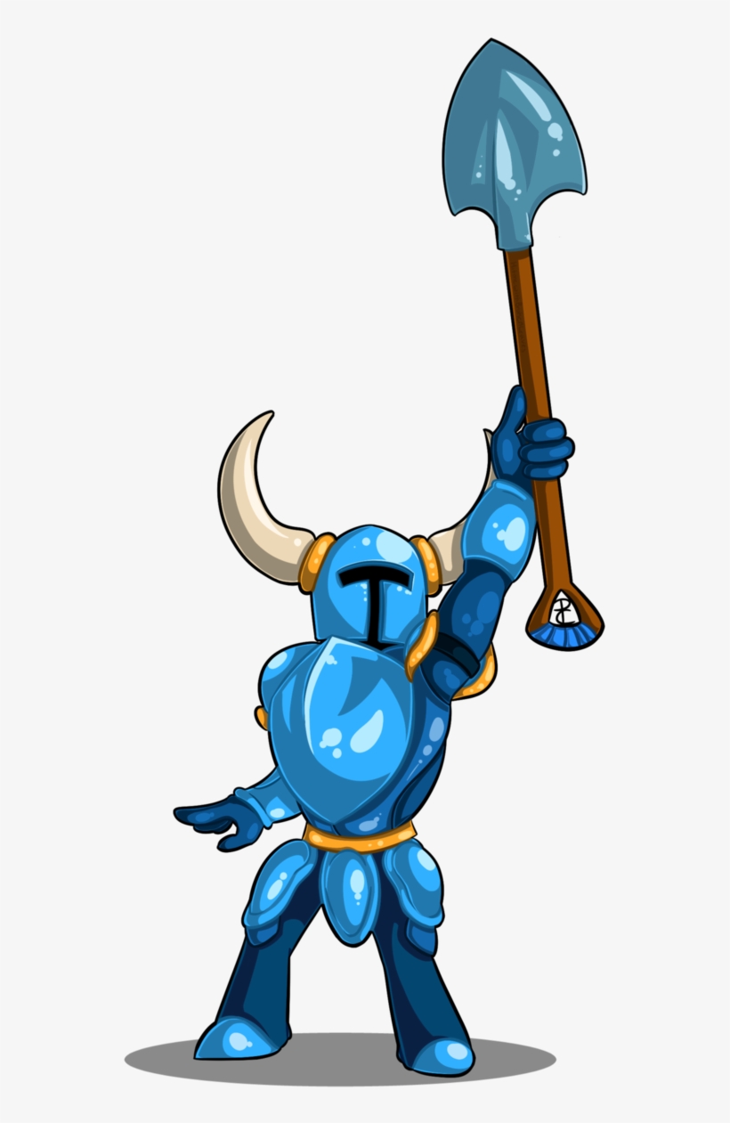 Shovel Knight By Hitmewithbrokenleave On Deviantart - Shovel Knight Shovel Png, transparent png #2290634