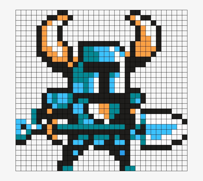 Shovel Knight Perler Bead Pattern / Bead Sprite - Shovel Knight Sprite, transparent png #2291079