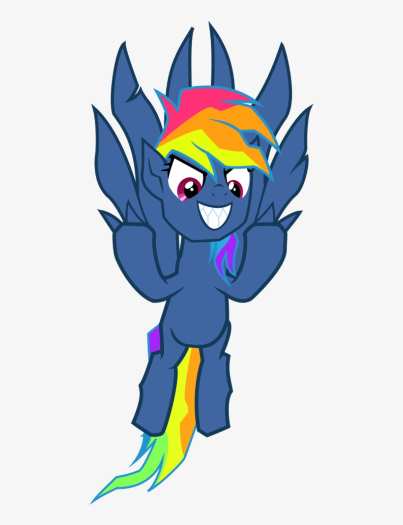 Remcmaximus, Evil Grin, Evil Pie Hater Dash, Female - Mlp Evil Girl Base, transparent png #2291416