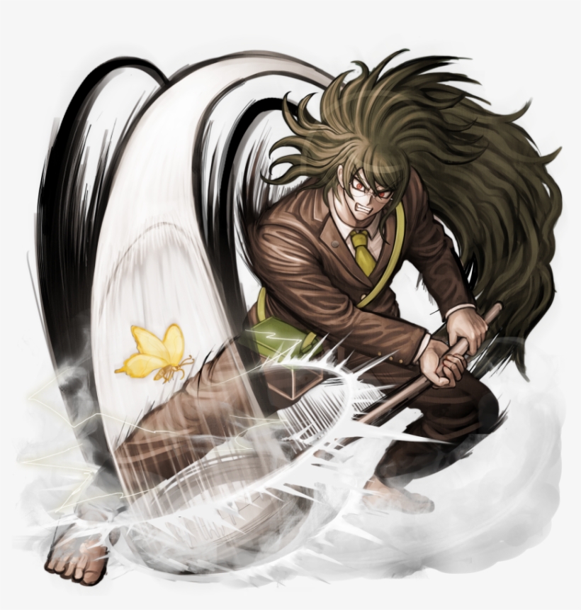 1boy Barefoot Blazer Brown Hair Butterfly Butterfly - Danganronpa V3 Gonta Gokuhara, transparent png #2291610