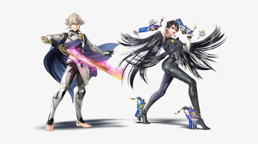 Bayonetta And Corrin Coming To Smash Bros - Super Smash Bros Bayonetta Png, transparent png #2291673