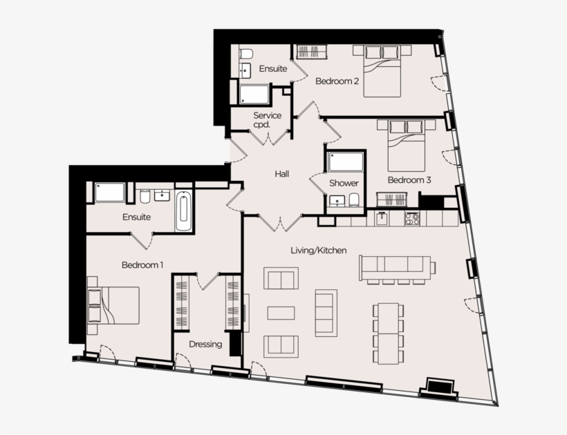 Deansgate Square South Tower 25 - Deansgate, transparent png #2291741