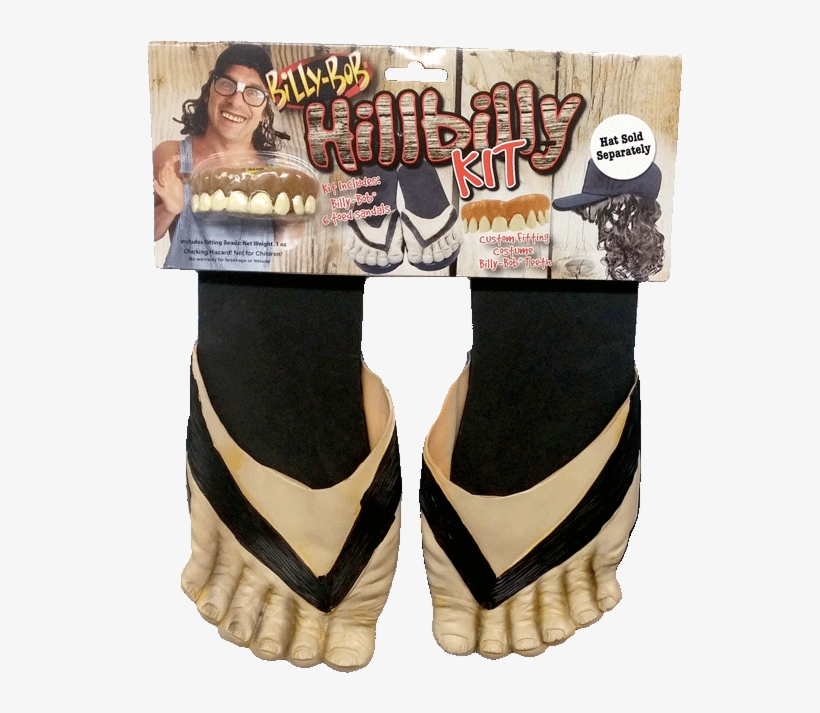 Hillbilly Billy-bob Teeth And 6-toed Vinyl Sandals, transparent png #2291907