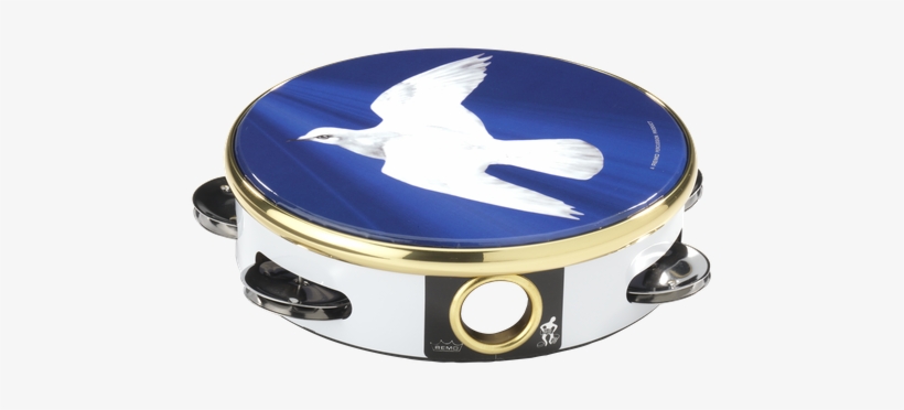 Religious Dove, 6" - Remo Tambourine, 10'' - Religious Dove, transparent png #2292186