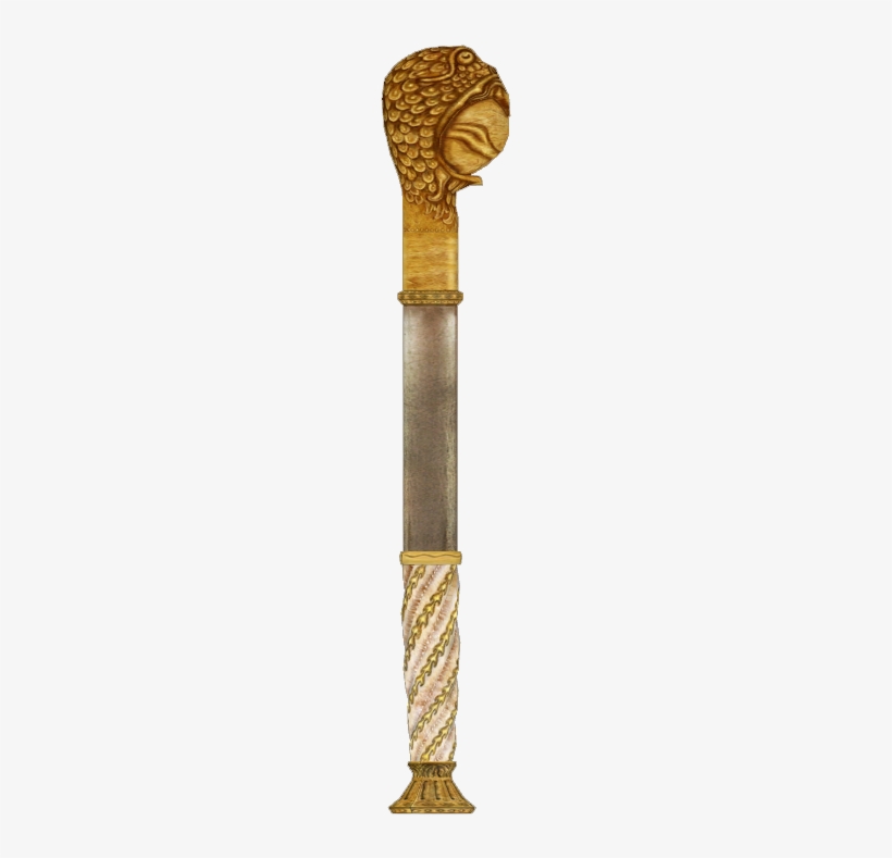 Golden Mace - The Elder Scrolls, transparent png #2292274