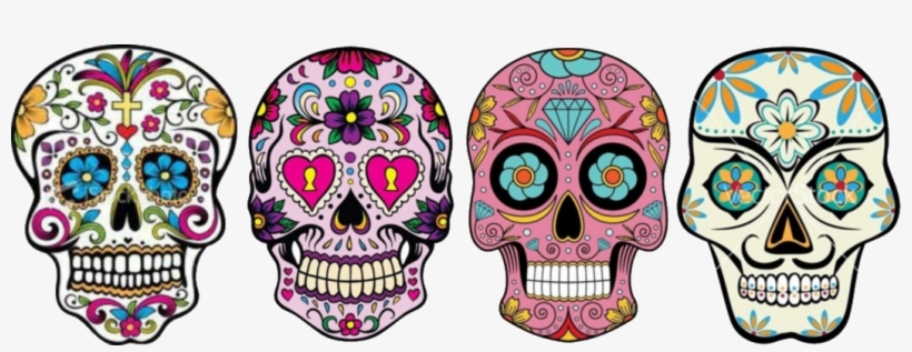 01 At - Sugar Skull Pin (cross), transparent png #2292971