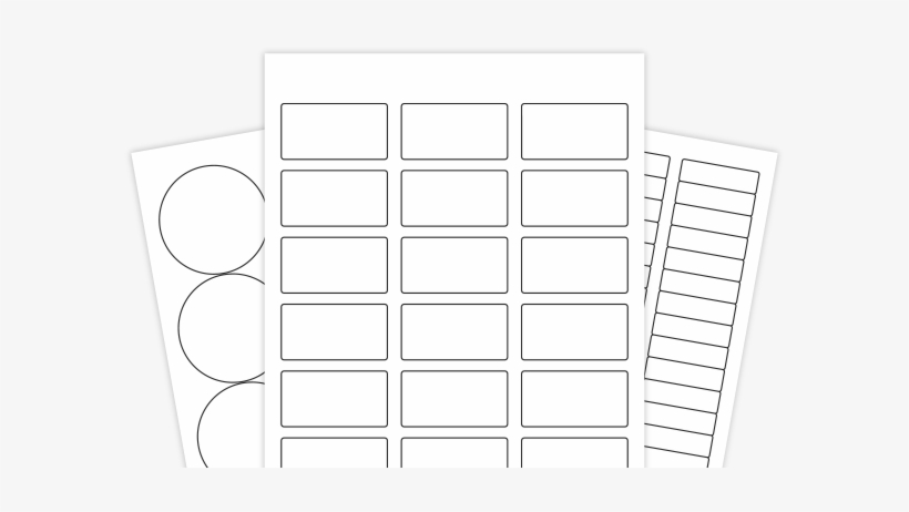 Hundreds Of Blank Label Templates In Pdf Format, So - Microsoft Word, transparent png #2293454