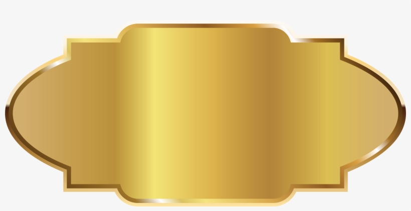Golden Label Template Png Picture Gallery Yopriceville - Golden Label Template, transparent png #2293577
