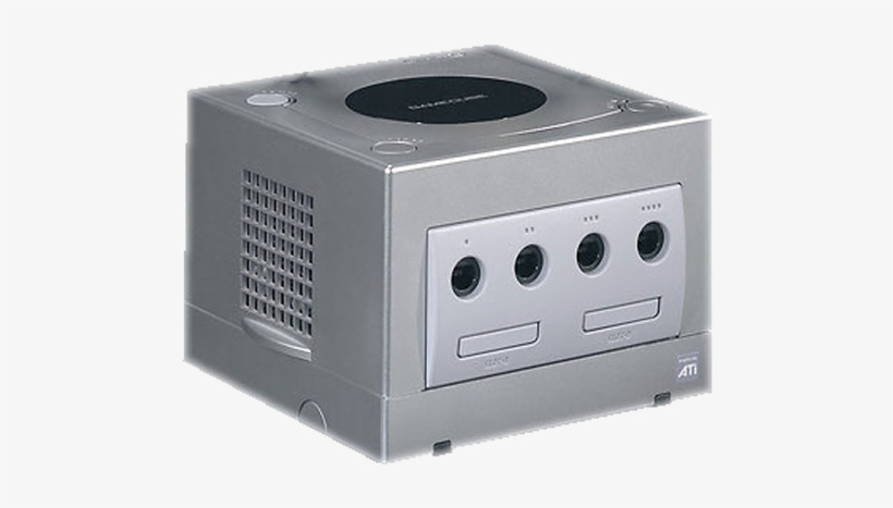Nintendo Gamecube Silver - Gamecube, transparent png #2294034