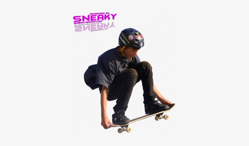 Skater Boy - Skateboarder Render, transparent png #2294340