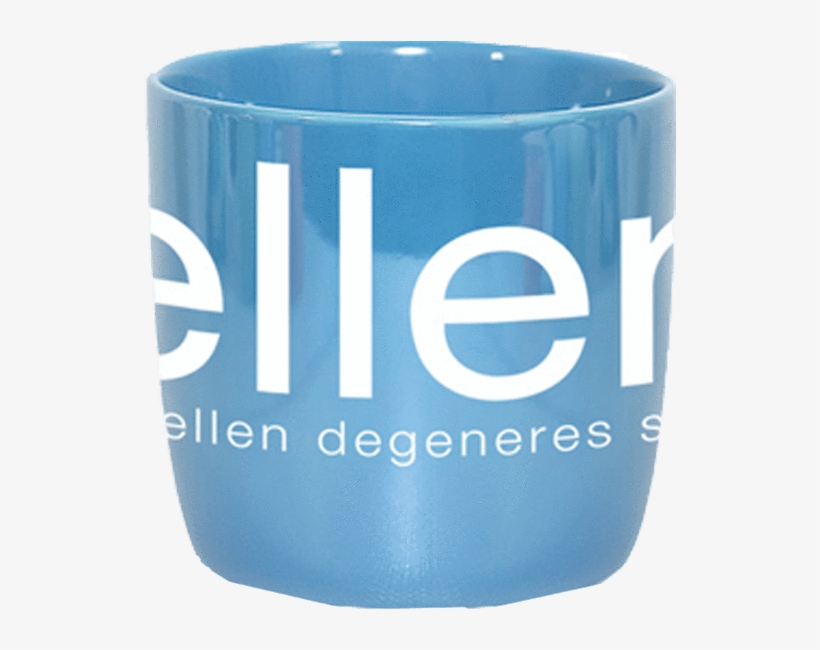 Ellen Show Chrome Mug - Ellen's Mugs, transparent png #2294474