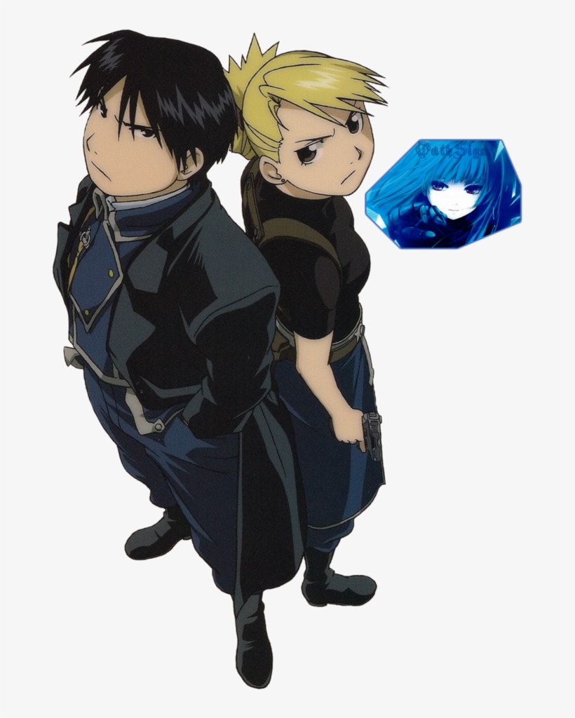 Riza Hawkeye Png - Roy Mustang And Riza Hawkeye, transparent png #2294729