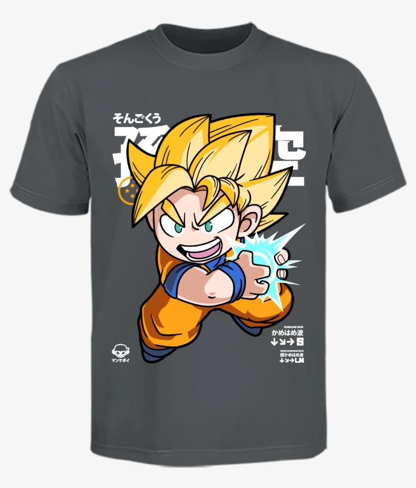 Chibi Kamehameha - Boys T Shirt Png, transparent png #2295386