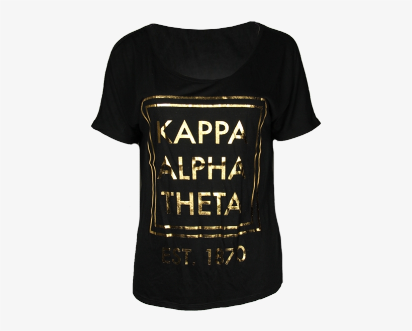 Kappa Alpha Theta Gold Foil Tee By Adam Block Design - 1957 Aged To Perfection - Unisex Hoodie, transparent png #2295877