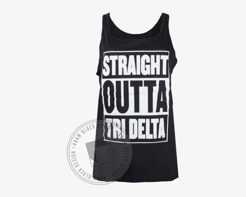 Delta Delta Delta Straight Outta Tank Top - Straight Outta 1967 50th Birthday Shirt, transparent png #2295897
