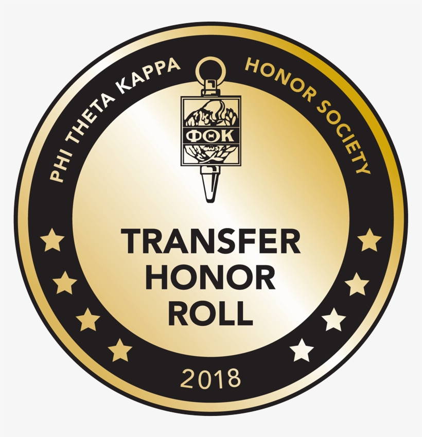 Ptk Honor Roll Emblem Gold - Transfer Honor Roll 2018, transparent png #2295946