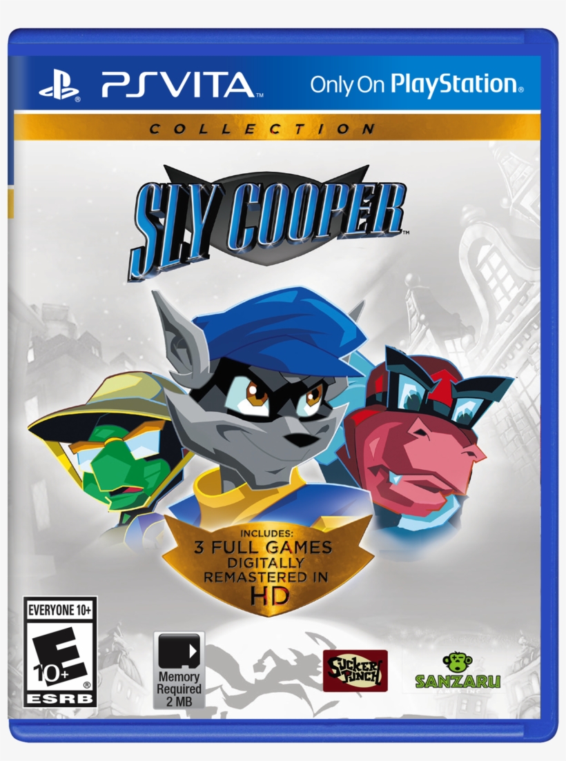 Banned - Sony Sly Cooper Collection Ps Vita, transparent png #2295995