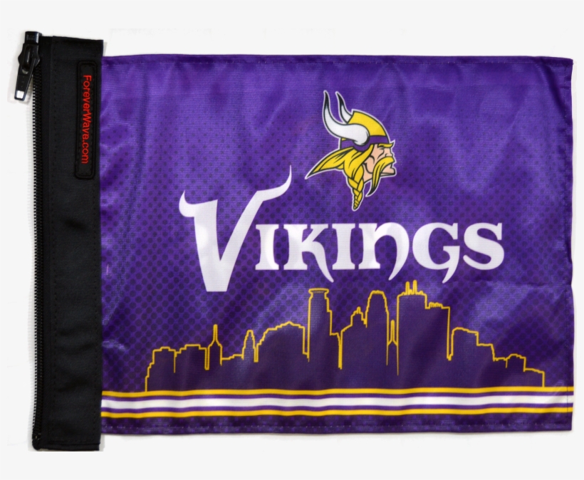 Minnesota Vikings Flag - Minnesota Vikings Hoodie, transparent png #2296067