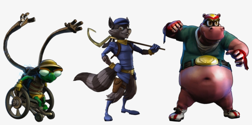 Share This Image - Sly Cooper Bentley Murray, transparent png #2296319