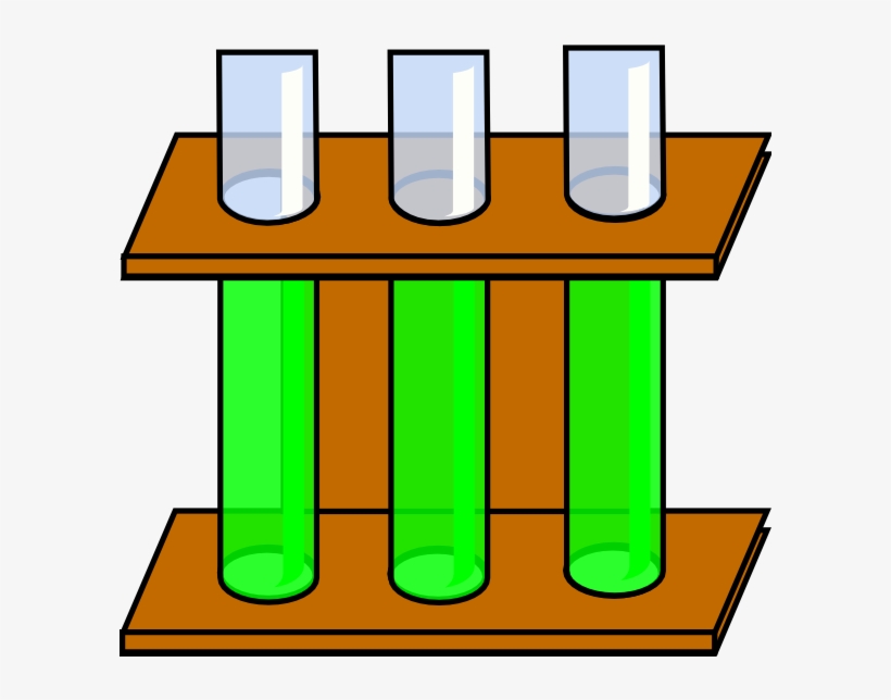 Green Tubes Clip Art - Test Tube Rack Clipart, transparent png #2296400