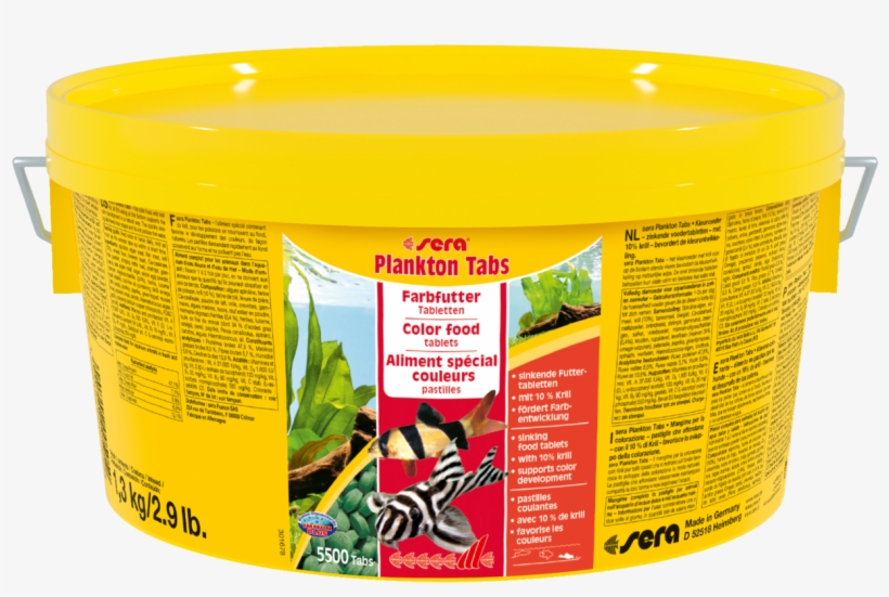 00505 Int Sera Plankton Tabs 2000 Ml - Sera Vipan Baby, 1.3 Kg, transparent png #2296845