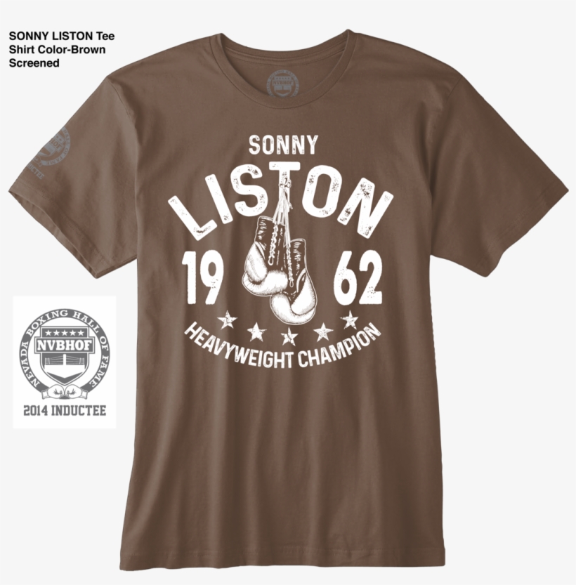 Sonny Liston Official Nvbhof T-shirt - Nevada Boxing Hall Of Fame, transparent png #2297190
