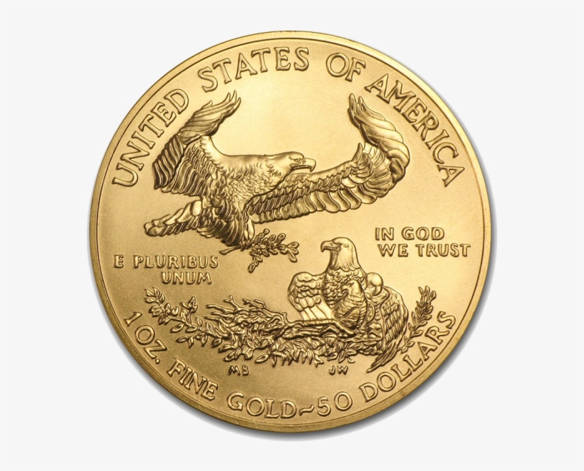 2018 1oz American Eagle Gold Coin, transparent png #2297211