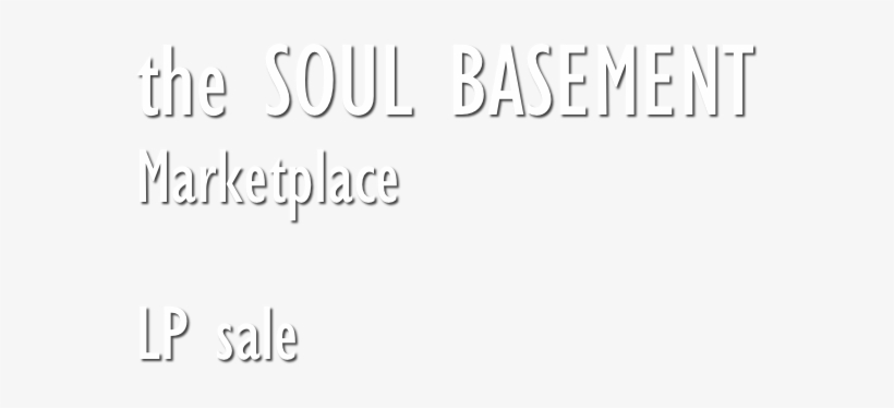 The Soul Basement Marketplace Lp Sale - Book, transparent png #2297312