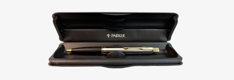 Parker Frontier Gold Trim Ball Pen - Box, transparent png #2297618