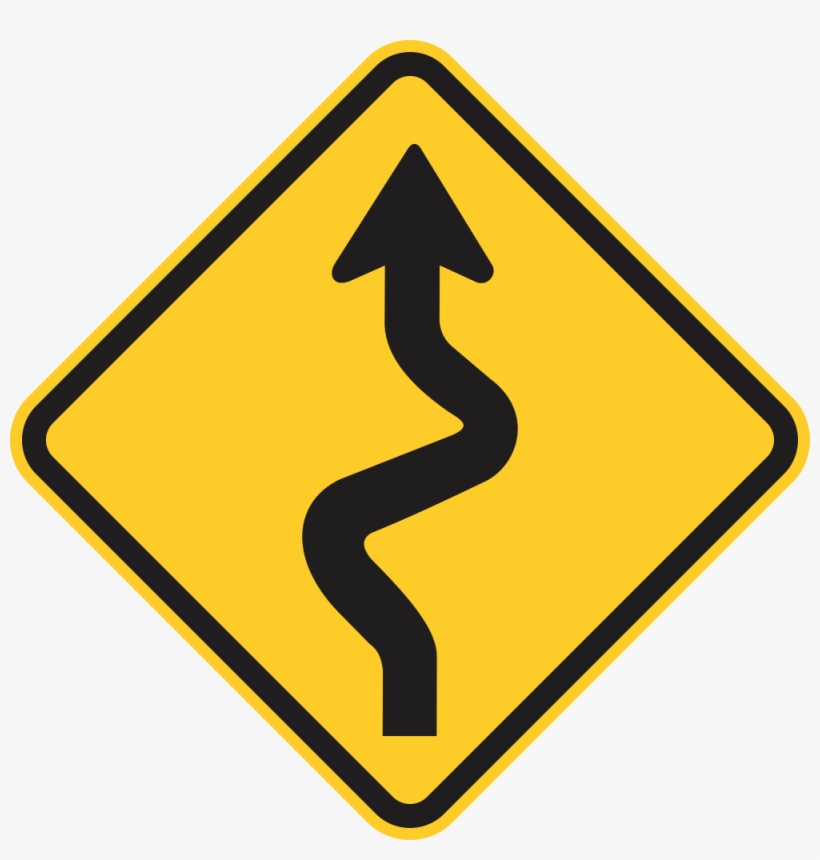 Pista Sinuosa À Esquerda - Pedestrian Crossing Sign Australia, transparent png #2297786