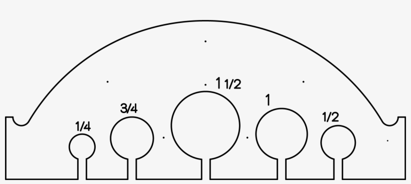 Shop - Longarm Circle Rulers, transparent png #2298386