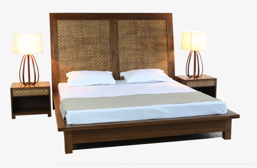 Veneer Weave Double Bed - Weave Bed, transparent png #2298530