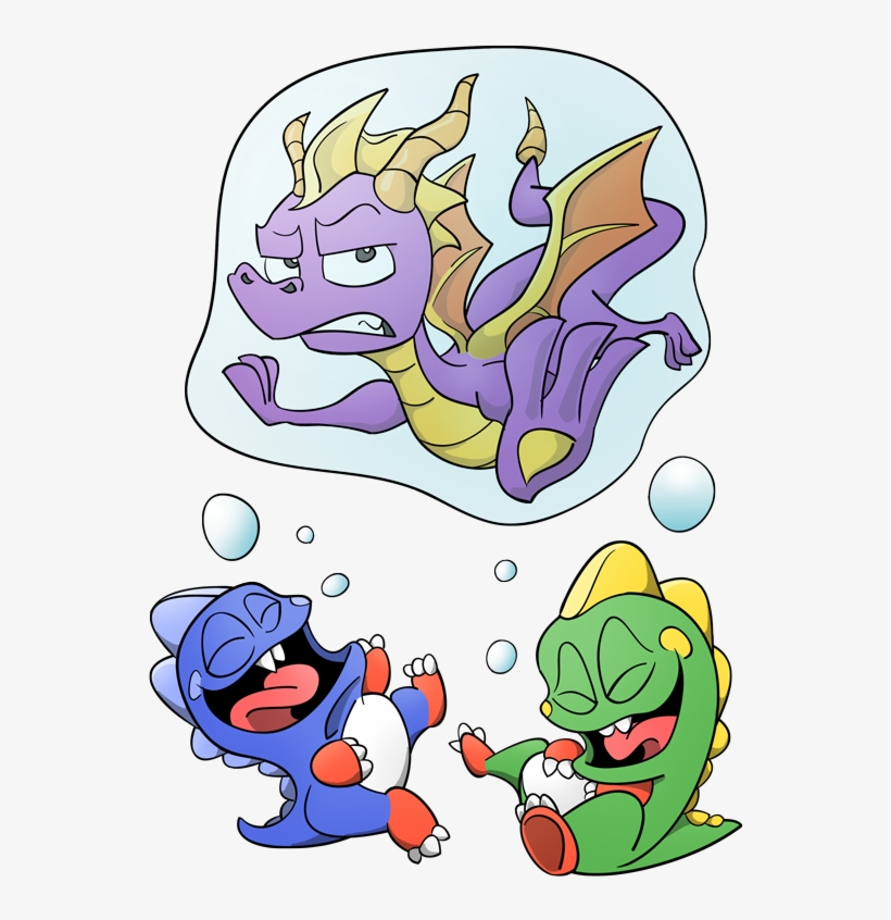 Bubble Spyro - Spyro The Dragon Bubble, transparent png #2298748