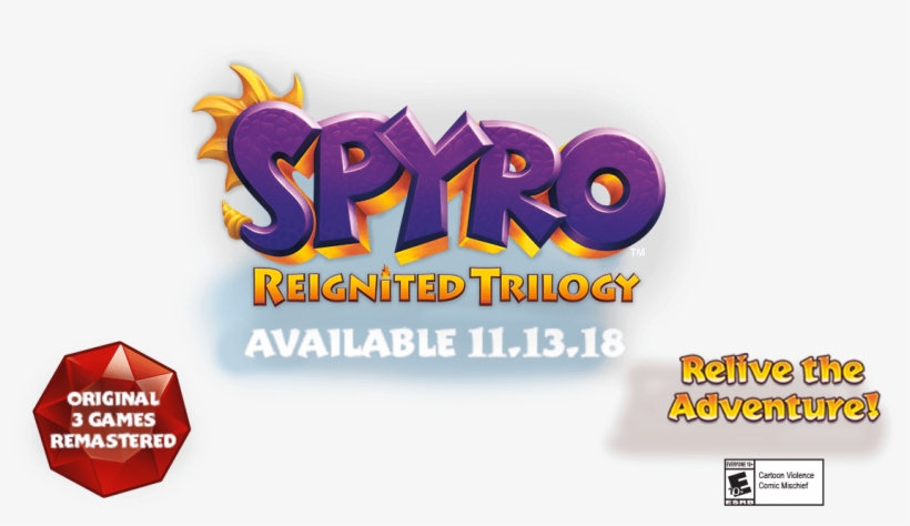 Spyro Reignited Trilogy Ps4 Xbox One Gamestop - Spyro Reignited Trilogy Figure, transparent png #2298771