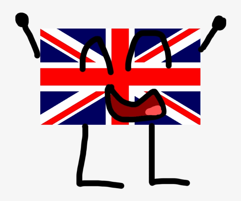 Cheer - Red White And Black Uk Flag, transparent png #2298935