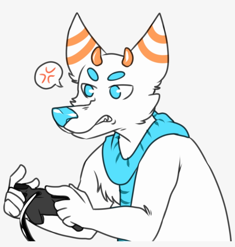 Furry Angry Gamer By Hyperion - Angry Furry, transparent png #2298957