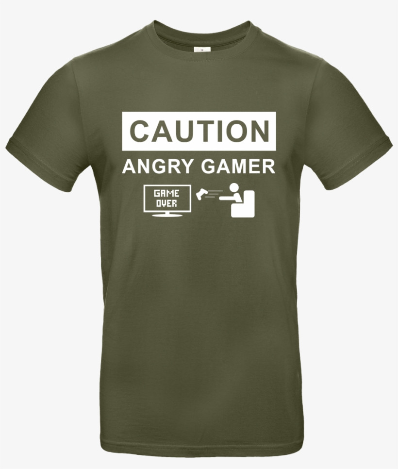 Angry Gamer T-shirt B&c Exact - B&c Exact 190, transparent png #2299066