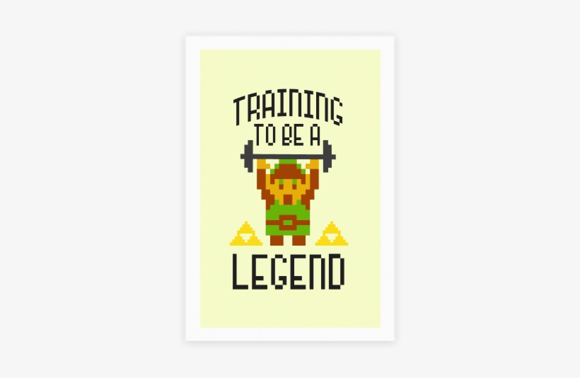Training To Be A Legend Poster - Legend Tank Top, transparent png #2299723